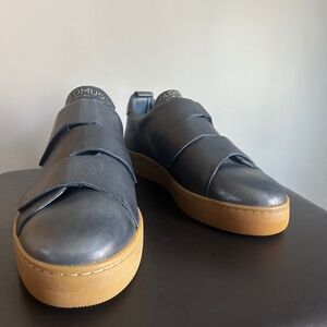 GoldMud Dark Blue Leather Sneakers (Two Different Sizes)